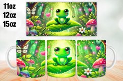 Frog Mug Wrap Sublimation 11oz, 12oz, 15oz Product Image 1