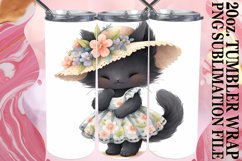 Purr-fectly Cozy: Tumbler Wrap Cat Lover Product Image 1