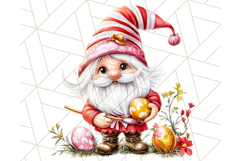 Easter Gnome PNG, Spring Bunny Clipart, Cute Digital Art Product Image 4