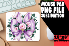 CHEERFUL MOUSE PAD SUBLIMATION PNG, Easter Bunny Product Image 1