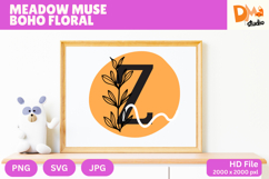 Meadow Muse Boho Floral Monogram Product Image 1