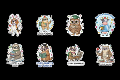 School Animals Stickers Product Image 8