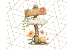 Whimsical Woodland Animal Village PNG Clipart Fantasy Forest Product Image 4