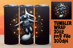 Customizable 20oz Tumbler File , Astronaut Product Image 1