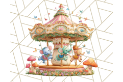 Tiny Carnival Friends Clipart PNG, Animal Fair Festival Product Image 4