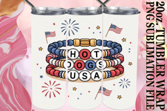 Joyful heart 20oz tumbler wrap, Patriotic Product Image 1
