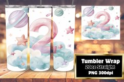 Numeric Harmony: Sublimation Tumbler 20oz Art Product Image 1