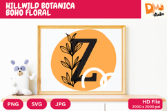 Hillwild Botanica Boho Floral Monogram Product Image 1