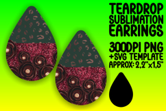 Unique Teardrop Design for Sublimation , Leopard Print Product Image 1