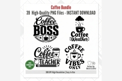 Coffee Bundle PNG | Coffee Quotes Clipart Product Image 9