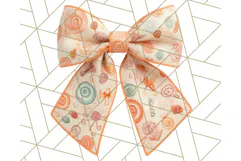 Halloween Bow Clipart, Bright Holiday Ribbon PNG Product Image 4