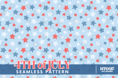 American 4th of July Patriotic Stars Seamless Pattern Bundle Product Image 4