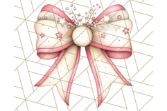 Muted Cozy Christmas Bows PNG Clipart, Winter Holiday Png Product Image 4