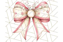 Muted Cozy Christmas Bows PNG Clipart, Winter Holiday Png Product Image 4