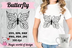 Butterfly SVG vinyl transfer for Products and Crafts Product Image 1