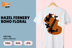 Hazel Fernery Boho Floral Monogram Product Image 1