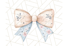 Pastel Blue Fairy Garden Clipart, Enchanted Cottagecore Png Product Image 4