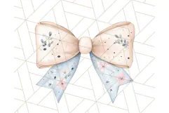 Pastel Blue Fairy Garden Clipart, Enchanted Cottagecore Png Product Image 4
