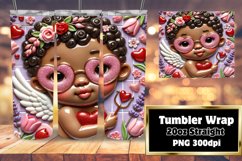 ELEGANT 20oz Tumbler Wrap for Creative Gifts , 3D Cupid Product Image 1