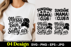 Sunshine Mama Club SVG PNG Product Image 1