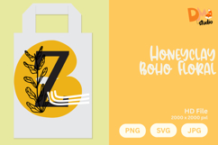Honeyclay Boho Floral Monogram Product Image 1