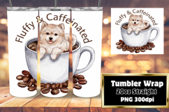 FLAWLESS 20oz Tumbler Graphic , Coffee Dog Product Image 1