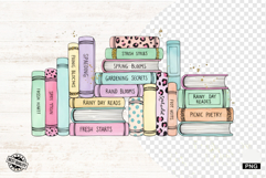 Whimsy Reading Books Png Sublimation - Book Png Product Image 1