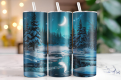 Halloween Moon Tumbler Wrap | Sublimation | Tumblers Product Image 1