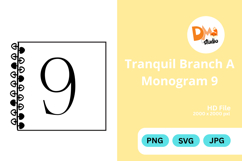 Tranquil Branch Monogram Icon Product Image 1
