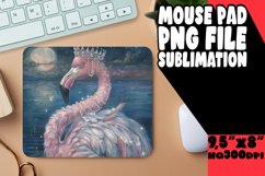 Tropical Flamingo Sublimation Mouse Pad - Vacation Vision Product Image 1