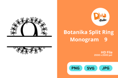 Botanika Split Ring Monogram Product Image 1