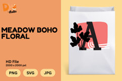Meadow Boho Floral Monogram Product Image 1