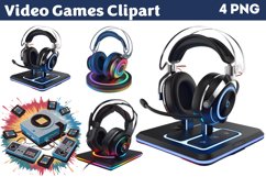 Video Games Clipart PNG Product Image 1