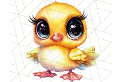 Farm Animals Kawaii Clipart PNG, Cute Barnyard Animal Product Image 4