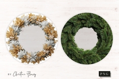 4 Christmas Photo Ornament PNG Product Image 3