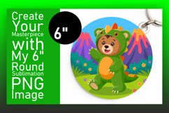 Cute Round Design for Car Coasters , Cute Bear Product Image 1