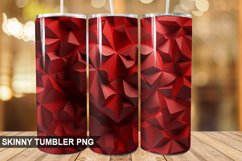 3D Valentine's Day Tumbler Design | Tumbler Sublimation Product Image 1