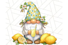 Summer Garden Gnomes Clipart PNG, Summer Country Gnomes Png Product Image 4
