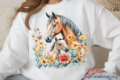 Mothers Day Animals Clipart PNG Product Image 1