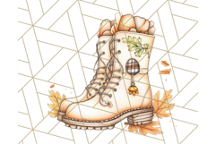 Pumpkin Spice Chibi Girls, Fall Accessories PNG, Cozy Autumn Product Image 4
