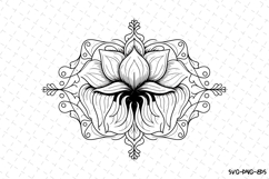 Lotus Flower Svg | Christmas Svg | Svg Cut Files Product Image 1