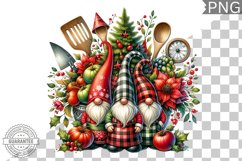 Christmas kitchen Gnome Sublimation - Clipart PNG Design Product Image 1
