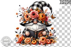 Halloween Gnome Sublimation - Clipart PNG Design Product Image 1