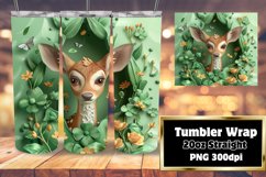 Funny Hole in Wall 3D Animals Tumbler Wrap Product Image 1