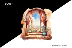 Watercolor Moroccan Clipart Product Image 1