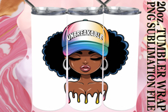 RADIANT REFLECTIONS 20oz TUMBLER WRAP, Black Woman Product Image 1