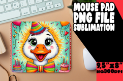 Joyful Mouse Mat Design PNG, Goose Product Image 1