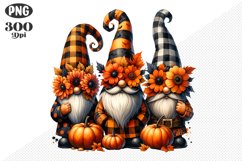 Halloween Gnomes Sublimation - Clipart PNG Design Product Image 1
