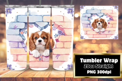 Chic 20oz Tumbler Design for Gifts , Cute Dog Product Image 1