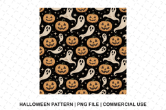 Halloween Pumpkin Pattern Png | Sublimation | Digital Paper Product Image 1